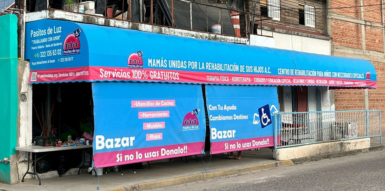 Pasitos de Luz Bazar Puerto Vallarta charity donate